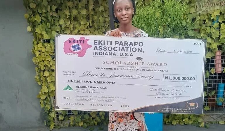 Daniella Owoeye overall JAMB top scorer